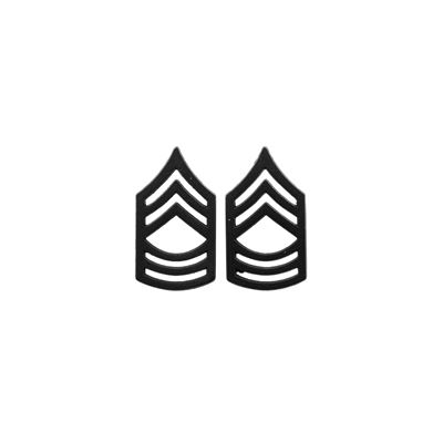 Insigne de grade Army MASTER SERGEANT SUBDUED NOIR