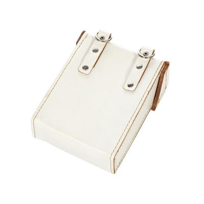Étui VOPO NVA en cuir BLANC Armée NVA/DDR 16070403 2