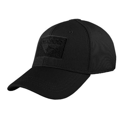 Casquette tactique FLEX polyester NOIRE