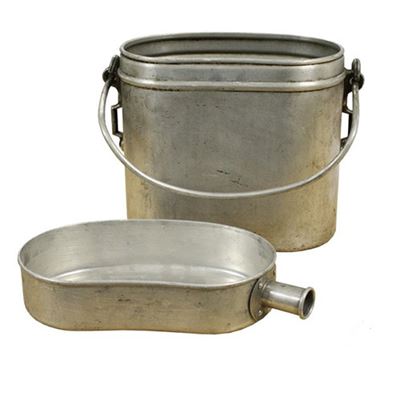 Sac banane avec casserole « Al FRANCE » grand modèle d'occasion Armée française 14699-G 2