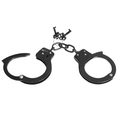Menottes à chaîne SINGLE LOCK NOIR