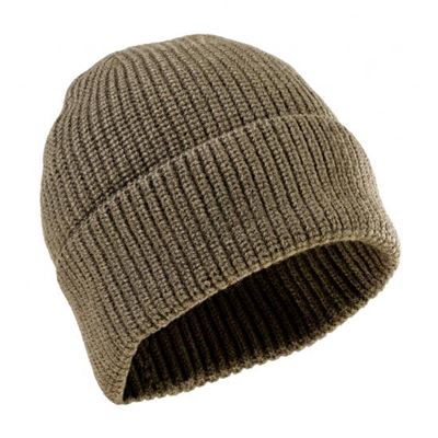 Bonnet d'hiver tricoté CLASSIC MERINO laine OLIVE DRAB