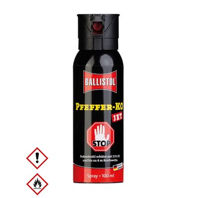 Spray de défense au poivre KO JET 100 ml