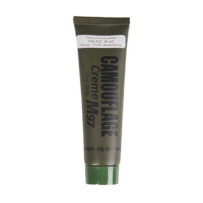Peinture de camouflage en tube NATO 30 g. VERT