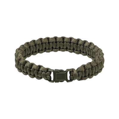 Bracelet tressé PARACORD 15 mm VERT