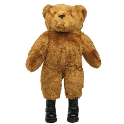 Jouet TEDDY ours en peluche grand format, chaussures comprises
