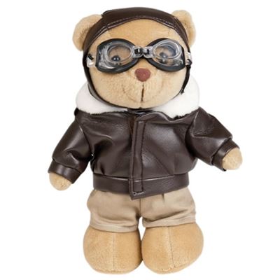 Jouet TEDDY ours en peluche PILOT 20 cm