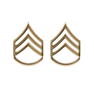 Insigne de grade STAFF SERGEANT POLISHED GOLD