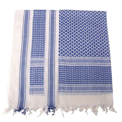 Foulard SHEMAGH en coton BLEU ET BLANC MFH 16503G 2