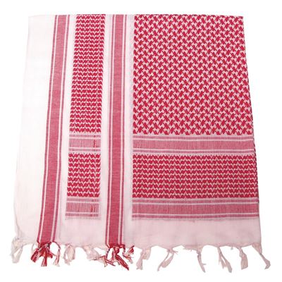 Foulard SHEMAGH en coton ROUGE ET BLANC MFH 16503I 2