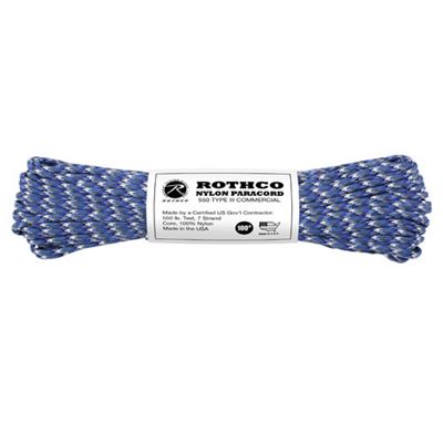 Cordon PARACORD nylon 550LB ø 4 mm / 30 m BLEU CAMO