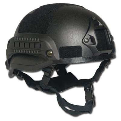 Casque américain type MICH 2002 complet NOIR