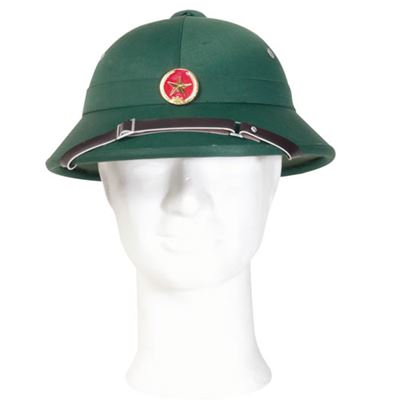 Casque VIETCONG TROPIC avec insigne VERT