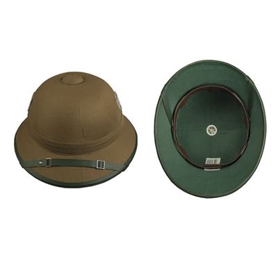 Casque tropical WH avec lunettes VERT repro MIL-TEC® 16687500 2