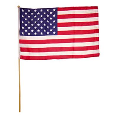 Drapeau sur hampe 30 x 45 cm États-Unis