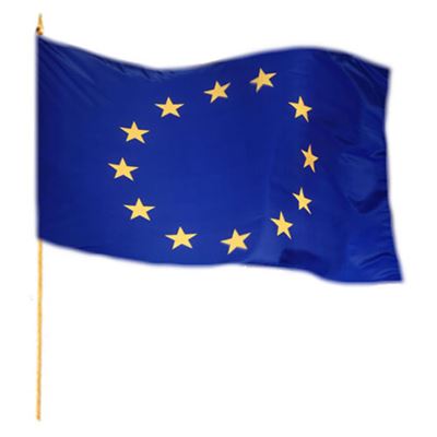 Drapeau sur hampe UE
