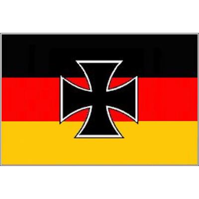 Drapeau allemand avec croix