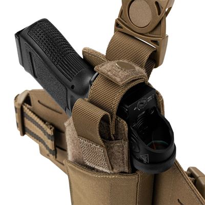 Étui de cuisse pour pistolet LCS RDS COYOTE BROWN CONDOR OUTDOOR 171321-498 2