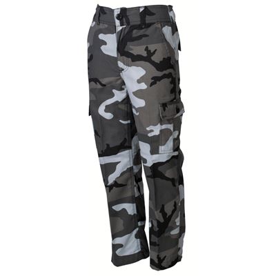 Pantalon camouflage pour enfants coupe BDU METRO - URBAN