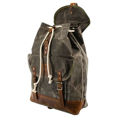 Sac à dos suisse VINTAGE ciré Bushcraft REPRO Armée suisse 173016 2