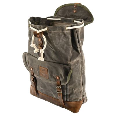 Sac à dos suisse VINTAGE ciré Bushcraft REPRO Armée suisse 173016 3