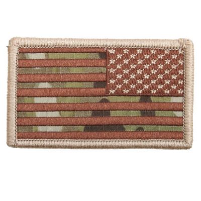 Écusson drapeau américain inversé 4,5 x 8,5 cm MULTICAM®