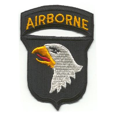 Écusson US 101 AIRBORNE « aigles hurlants » velcro
