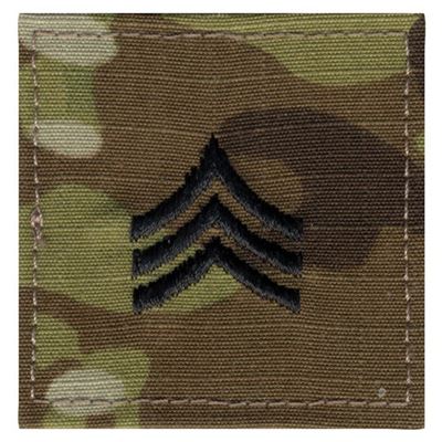 Écusson de grade Sergeant E-5 velcro OCP®