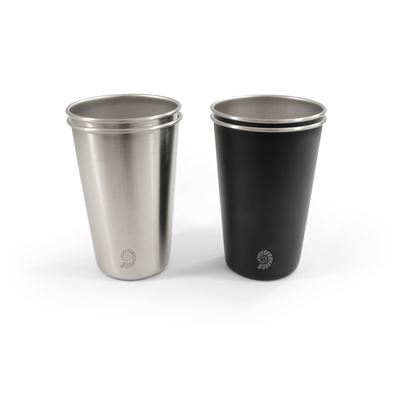 Pot en acier inoxydable LIVINGSTONE, lot de 4 pièces, 475 ml