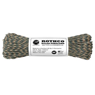 Cordon PARACORD nylon 550LB ø 4 mm / 30 m CAMO
