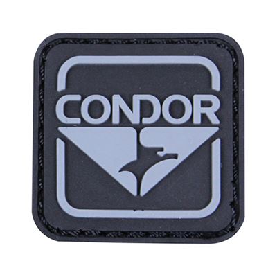 Écusson CONDOR 3x3 PVC NOIR