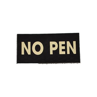 Écusson IFF IR VELCRO NO PEN NOIR