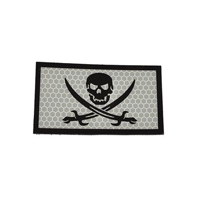 Écusson IFF IR CALICO JACK ARGENT-NOIR