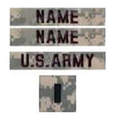 Écussons U.S. ARMY, lot de 4 pièces VELCRO ACU DIGITAL