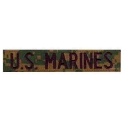 Écusson « U.S. MARINES » VELCRO MARPAT WOODLAND