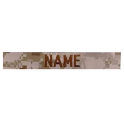 Écusson nominatif 3x « NAME » MARPAT DESERT
