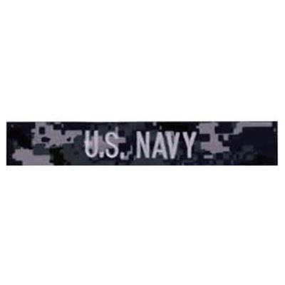 Écusson « U.S.NAVY » fil argenté DIGITAL NAVY