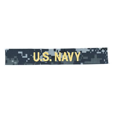 Écusson « U.S.NAVY » fil doré DIGITAL NAVY