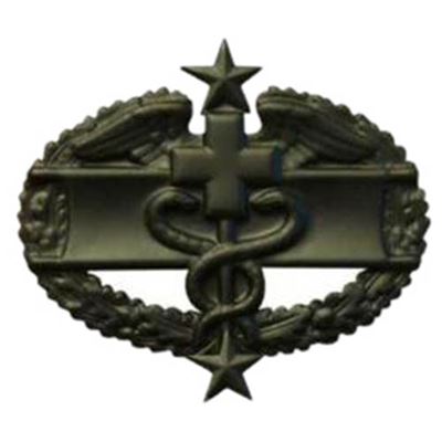 Insigne US COMBAT MEDICAL 3rd AWARD NOIR