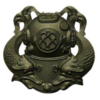 Badge US DIVER 1st Class NOIR