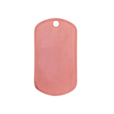 Médaille d'identification américaine « DOG TAG » EN CUIVRE