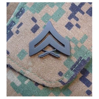 Insigne de grade USMC - Cpl. - NOIR paire