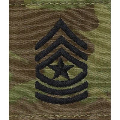 Écusson de grade Sergeant Major E-9 velcro OCP®