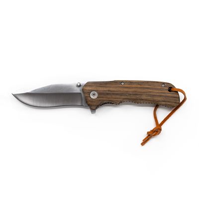 Couteau pliant FOS CM à lame lisse