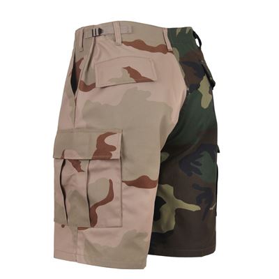 Short bicolore BDU WOODLAND/3-COL DESERT CAMO ROTHCO 1810 2