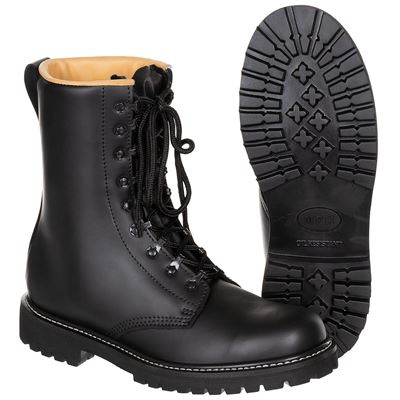 Chaussures BW de combat en cuir NOIRES