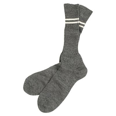 Chaussettes WH hautes GRISES repro