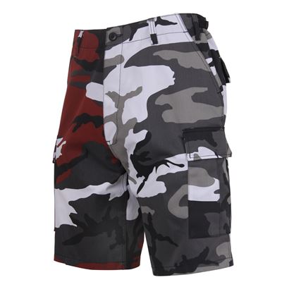 Short bicolore BDU RED/CITY CAMO