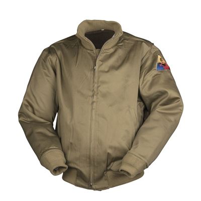 Veste US PANZER de tankiste VERTE repro