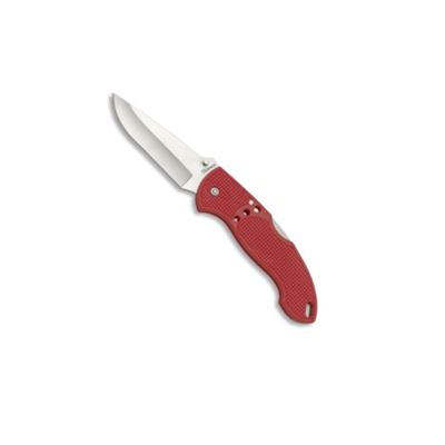 Couteau pliant 18512 lame lisse ROUGE